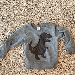 Carter's Charcoal Dinosaur Sweatshirt 2T